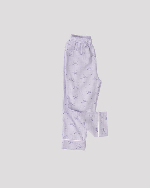 Pijama din muselina cu balene